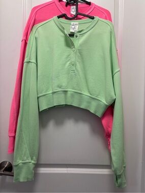 Bundle AERIE Oversized Boston Graphic Sweatshirt as is